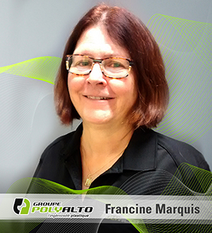 Francine Marquis: Conseillière technique pour les solutions graphiques, Groupe PolyAlto